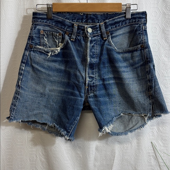 Levi's Pants - 🌸RARE Vtg 501 Selvedge capital E Levis Shorts🌸